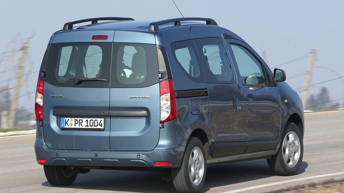 Dacia Dokker dCi 90, Heckansicht