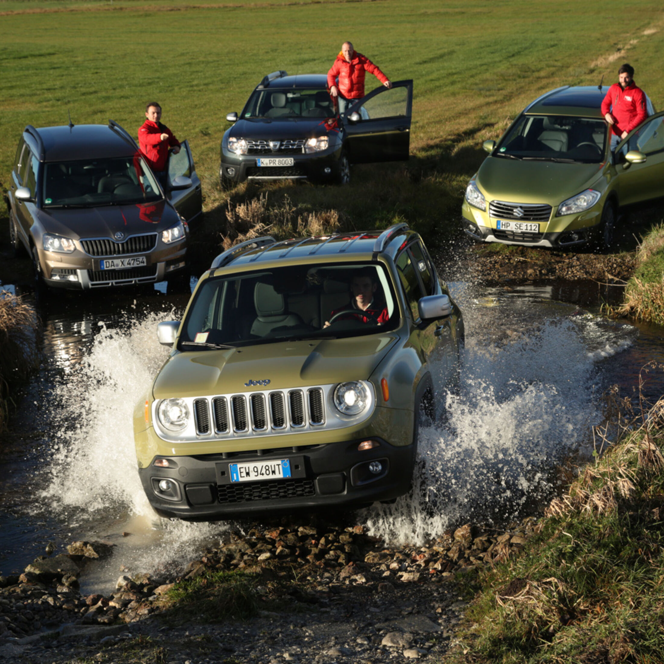 Jeep Renegade, Duster, Yeti, SX4 S-Cross: Jeep genug für die Konkurrenz