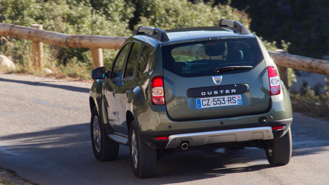 Dacia Duster dCi 110 4x4, Heckansicht