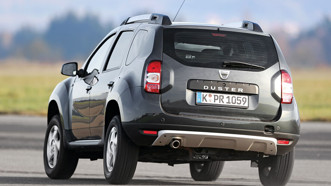 Dacia Duster dCi 110 4x4, Heckansicht