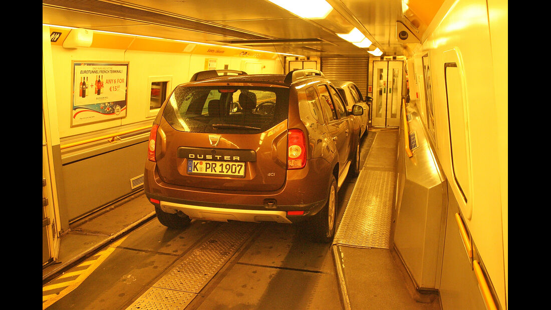 Dacia Duster dci 110 4X4, Eurotunnel