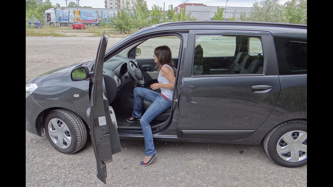 Dacia Lodgy Innenraum-Check, Sitzposition