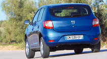 Dacia Sandero, Heckansicht