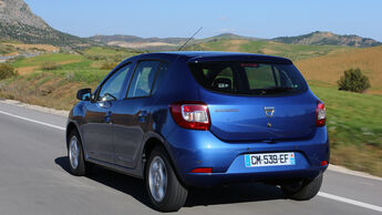 Dacia Sandero, Heckansicht