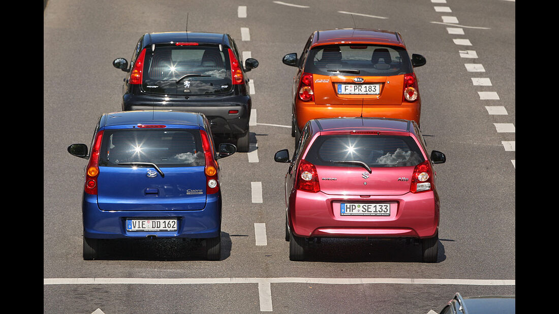 Daihatsu, Kia, Peugeot, Suzuki