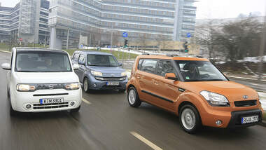 Daihatsu Materia, Kia Soul, Nissan Cube