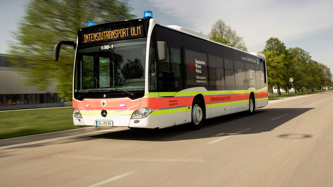 Daimler Buses baut Mercedes-Benz Citaro für den Transport von COVID-19-Patienten um

Daimler Buses converts Mercedes-Benz Citaro for transporting COVID-19 patients