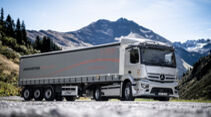 Daimler E-Actros 300 Sattelschlepper Alpenüberquerung