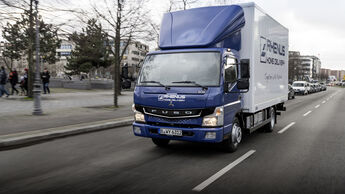 Daimler Fuso eCanter Elektro-Lkw erster Test