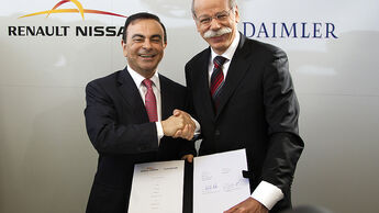 Daimler Renault Nissan Kooperation Dieter Zetsche Carlos Ghosn