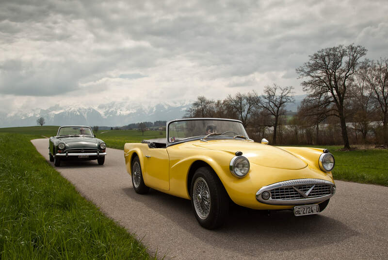Daimler SP 250, Sunbeam Alpine, Frontansicht