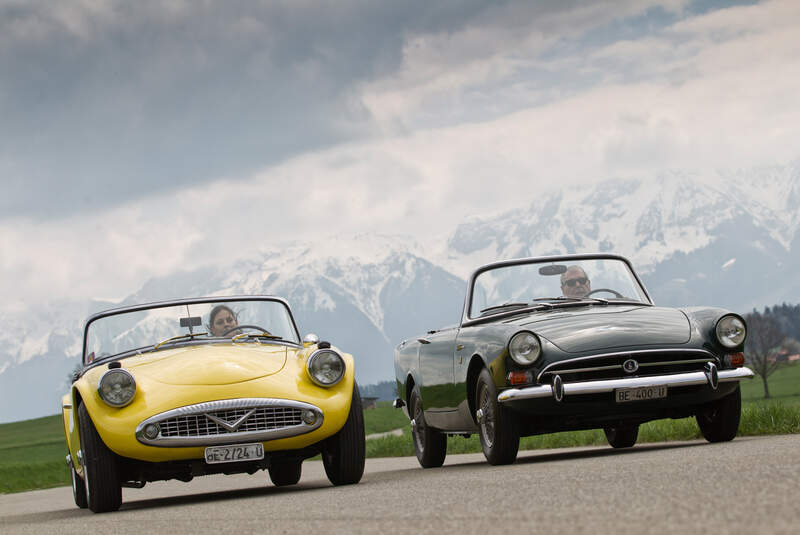 Daimler SP 250, Sunbeam Alpine, Frontansicht
