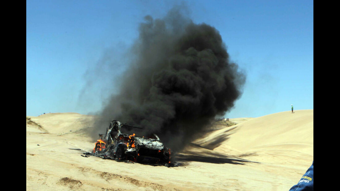 Dakar 2012 Alfie Cox Unfall