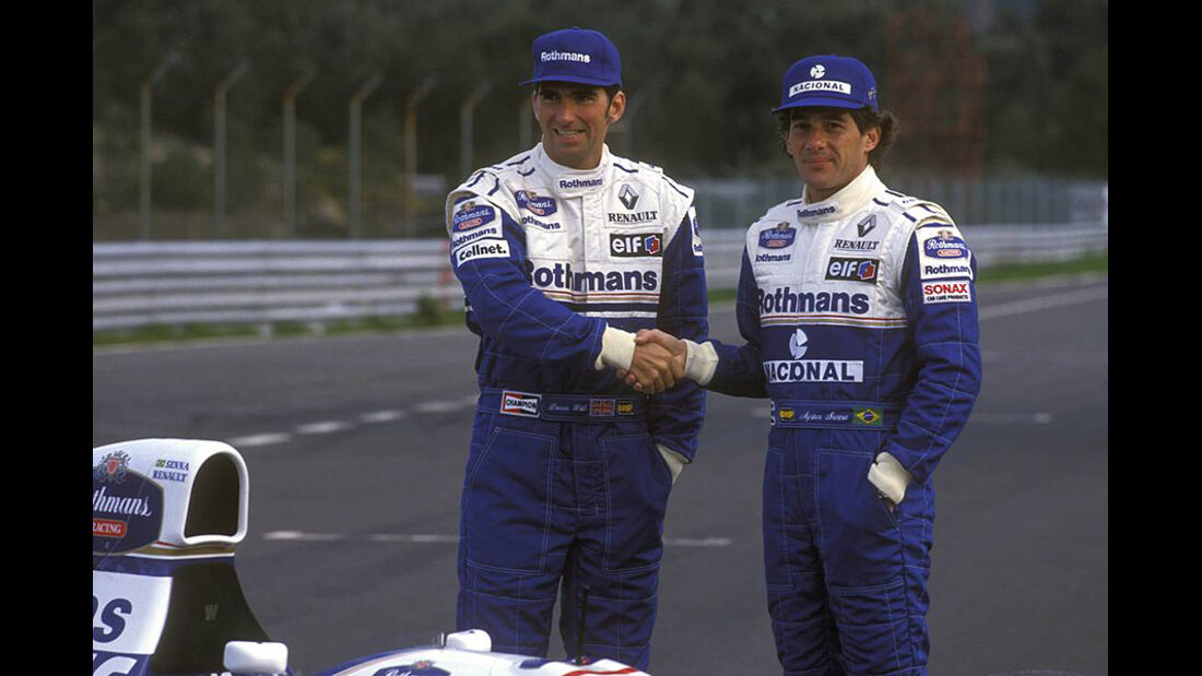 Damon Hill Ayrton Senna