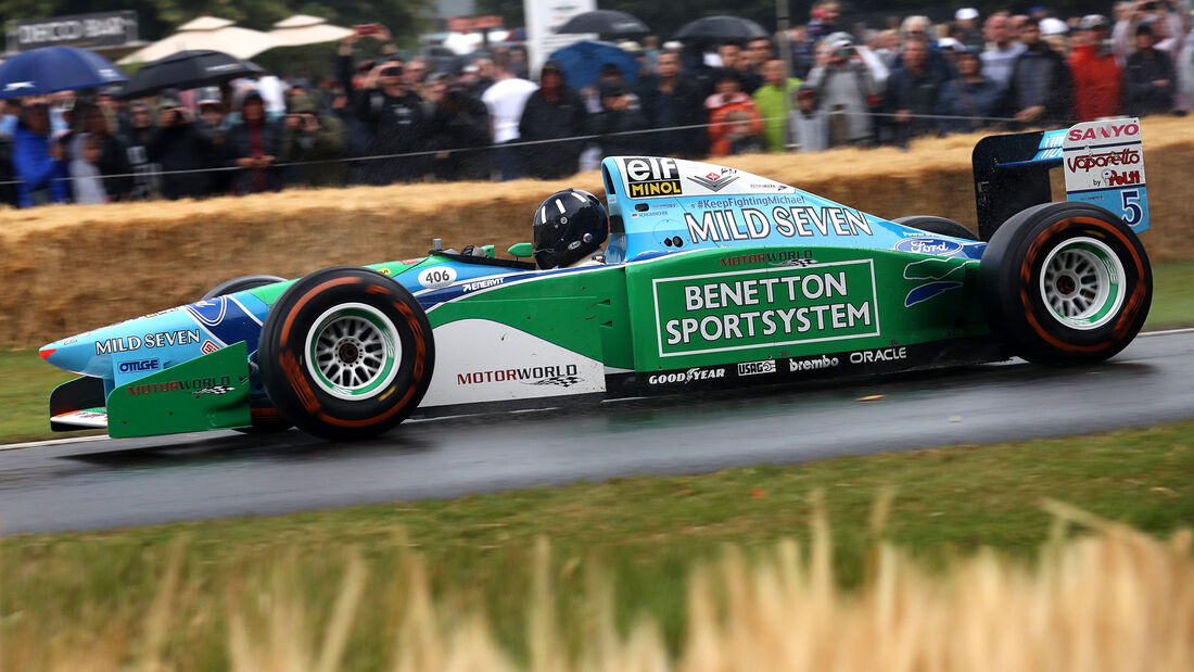 Damon Hill - Schumacher-Benetton B191 1992 - Goodwood 2019