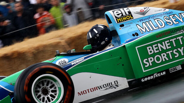 Damon Hill - Schumacher-Benetton B191 1992 - Goodwood 2019