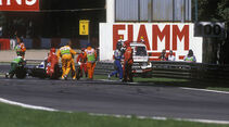 Damon Hill Unfall Monza