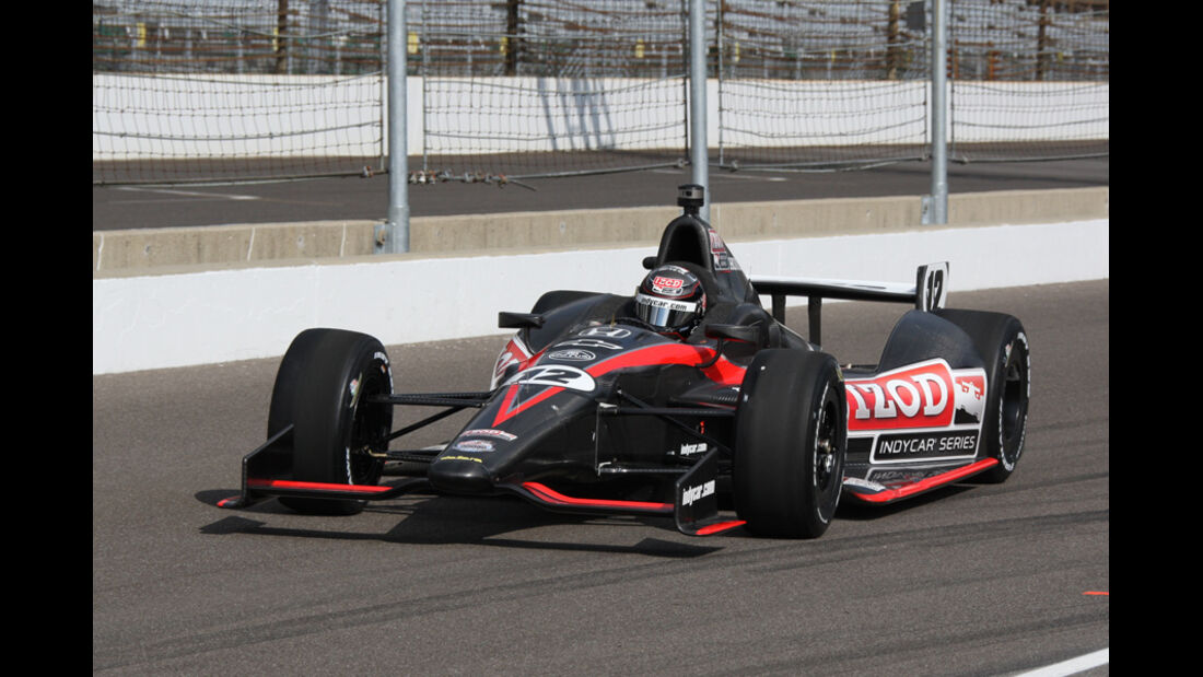 Dan Wheldon Indycar 2012 Test