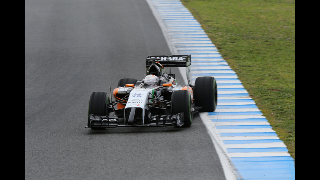 Daniel Juncadella - Force India - Formel 1 - Jerez - Test - 31. Januar 2014