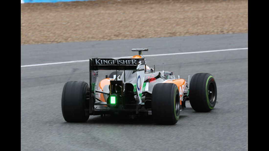 Daniel Juncadella - Force India - Formel 1 - Jerez - Test - 31. Januar 2014