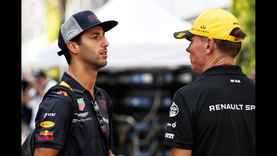 Daniel Ricciardo & Alan Permance - Formel 1 - GP Singapur - 13. September 2018