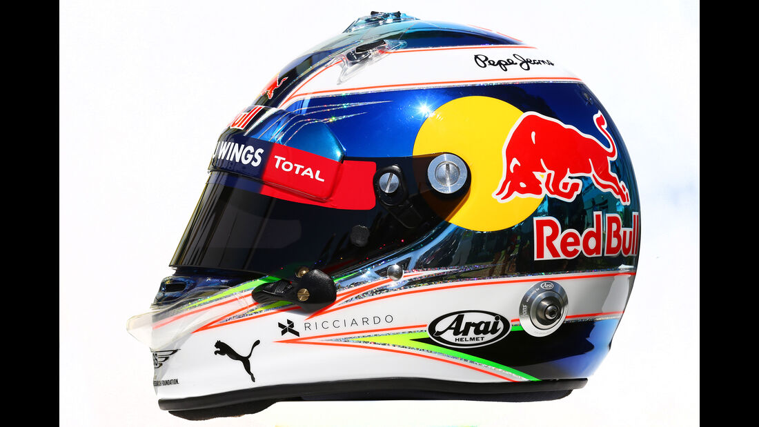 Daniel Ricciardo - Formel 1 - Helm - 2016