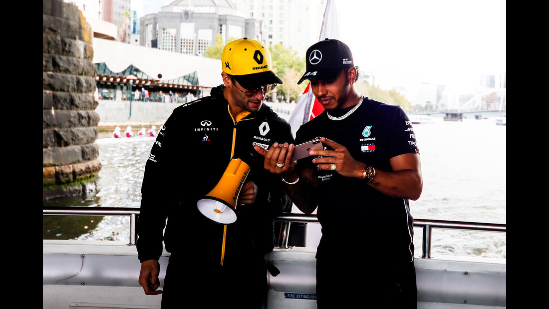 Daniel Ricciardo & Lewis Hamilton - Formel 1 - GP Australien - Melbourne - 13. März 2019