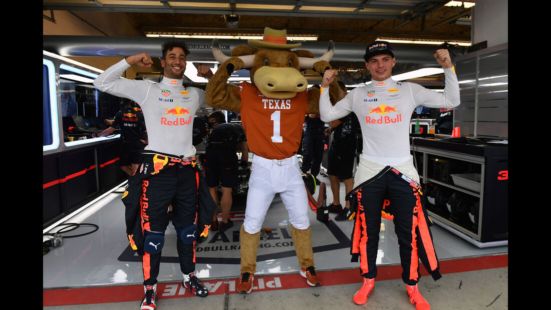 Daniel Ricciardo - Max Verstappen - Red Bull - GP USA - Austin - Formel 1 - Freitag - 20.10.2017