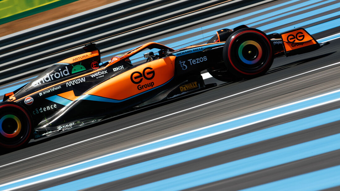 Daniel Ricciardo - McLaren - Formel 1 - GP Frankreich - Le Castellet - Freitag - 22.7.2022