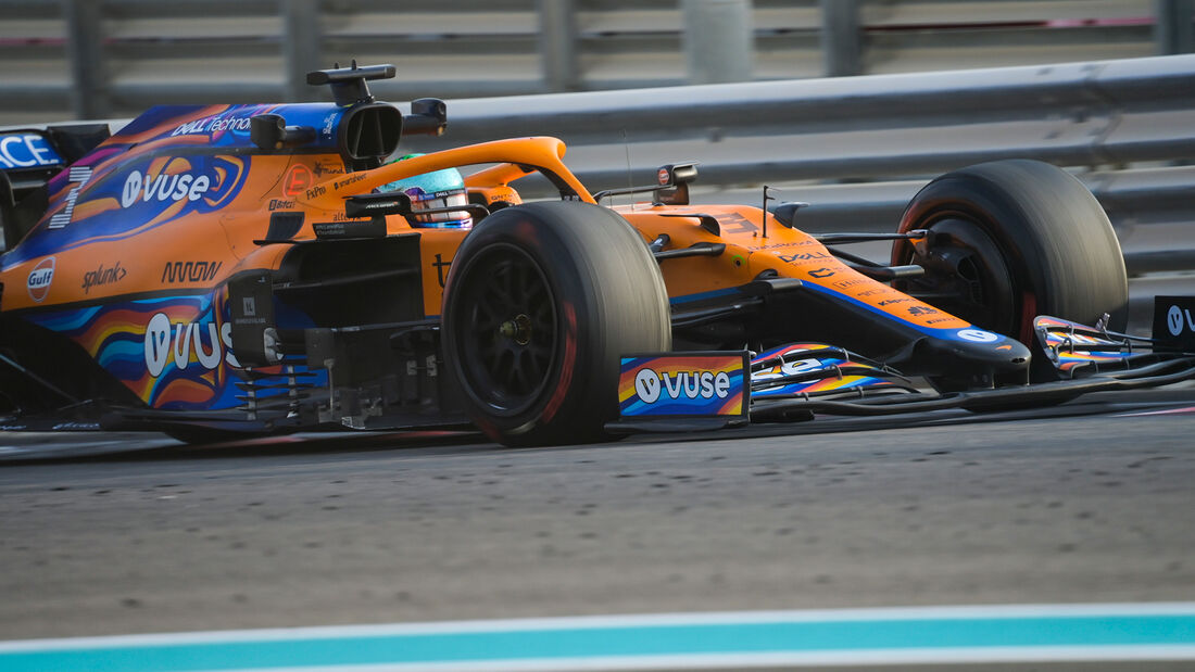 Daniel Ricciardo - McLaren - Formel 1 - Testfahrten - Abu Dhabi - 14.12.2021