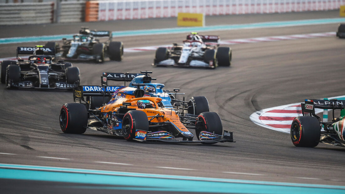 Daniel Ricciardo - McLaren - GP Abu Dhabi 2021 - Rennen
