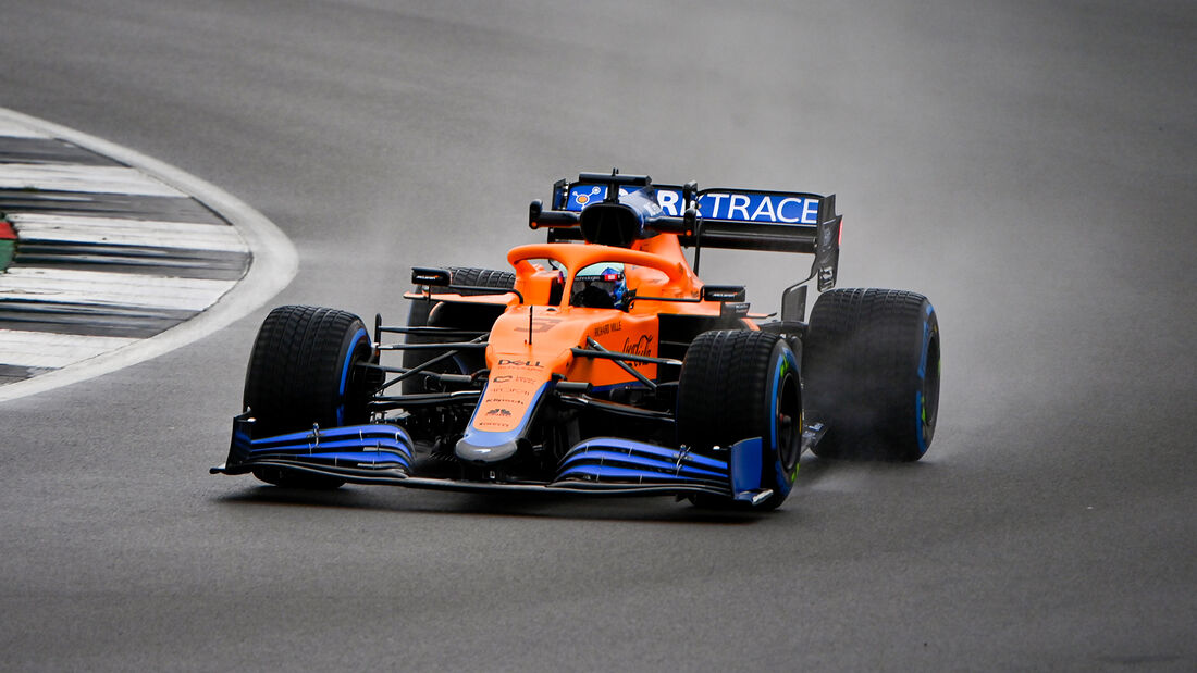 Daniel Ricciardo - McLaren MCL35M - Shakedown - Silverstone - 2021
