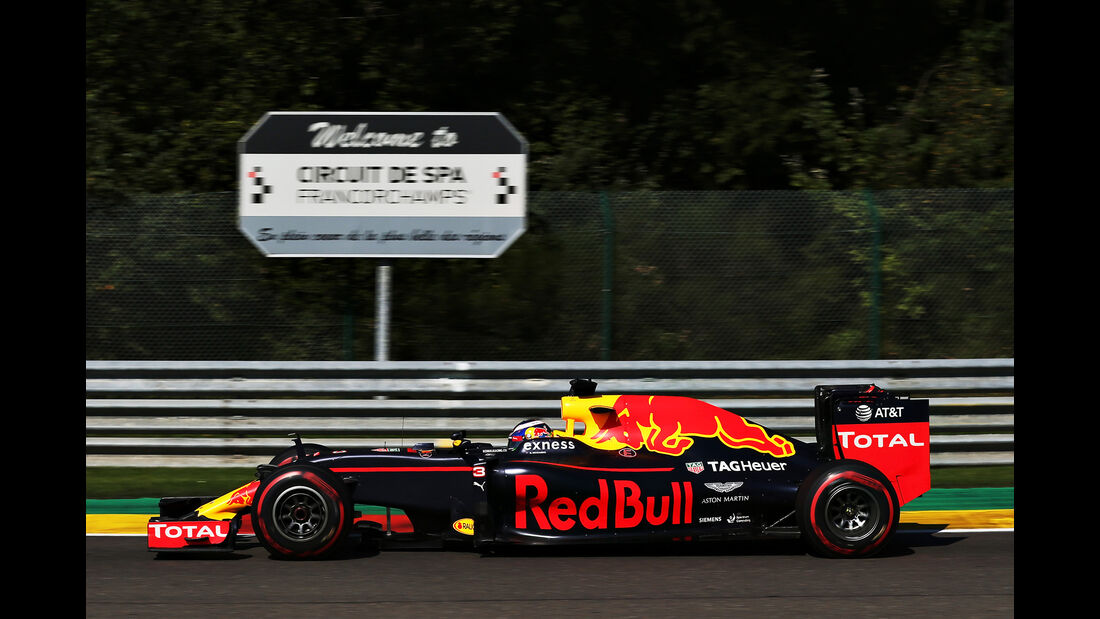 Daniel Ricciardo - Red Bull - Formel 1 - GP Belgien - Spa-Francorchamps - 27. August 2016