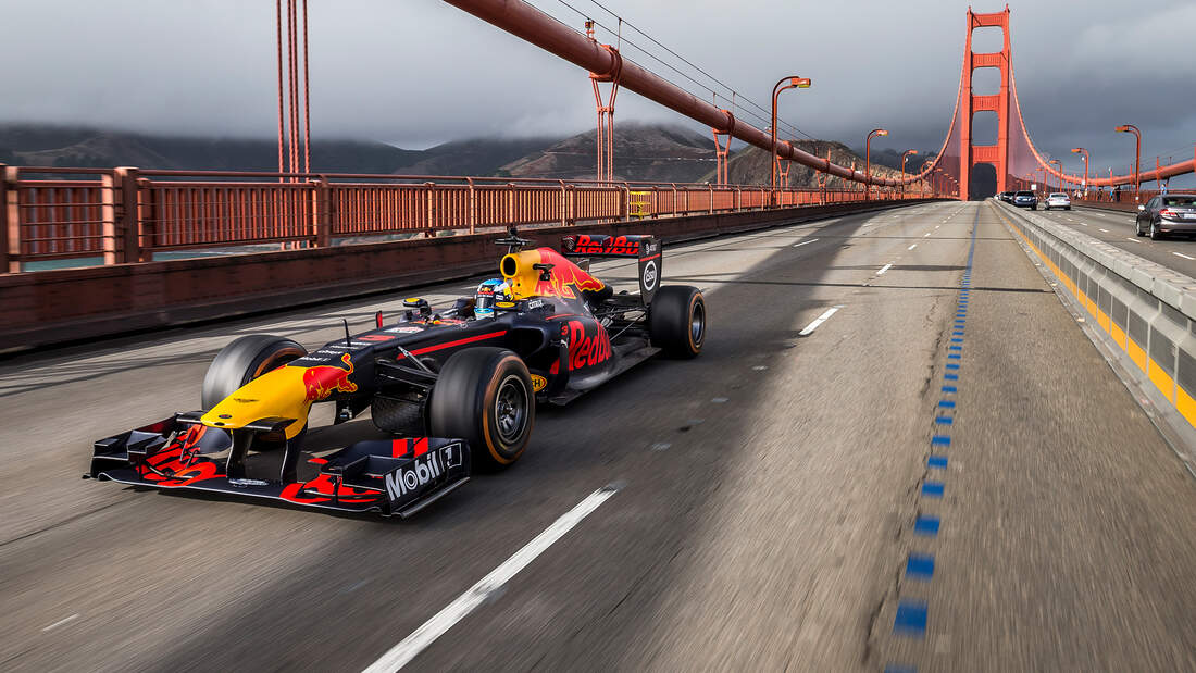 Red Bull Road Trip 18 F1 Tour Durch Die Usa Auto Motor Und Sport