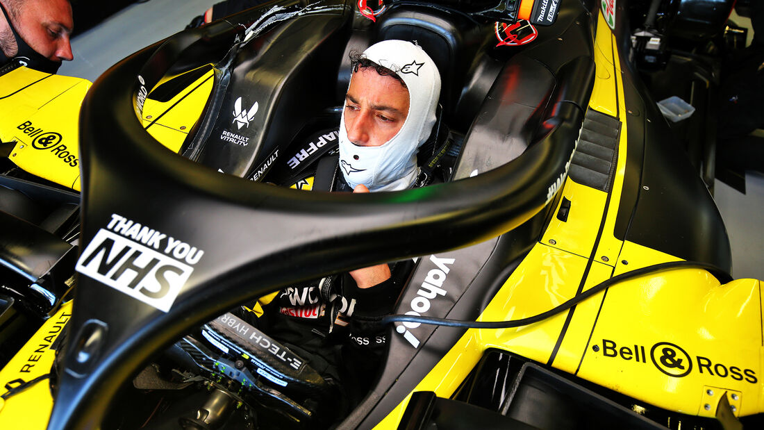 Daniel Ricciardo - Renault - Formel 1 - GP England - Silverstone - 31. Juli 2020
