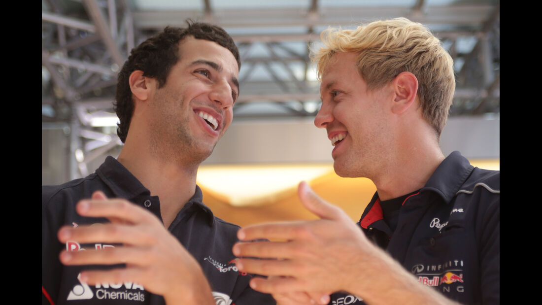 Daniel Ricciardo & Sebastian Vettel - F1 2013