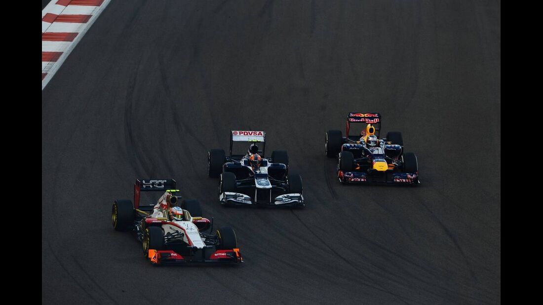 Daniel Ricciardo Sebastian Vettel  - Formel 1 - GP Abu Dhabi - 04. November 2012