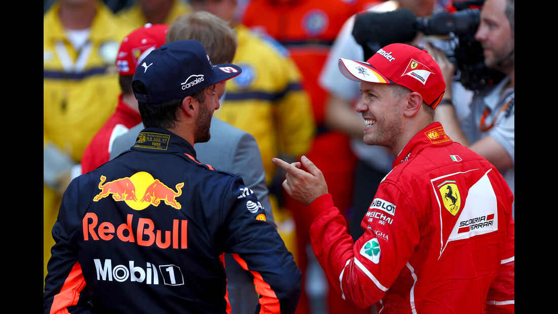 Daniel Ricciardo & Sebastian Vettel - Formel 1 - GP Monaco 2017