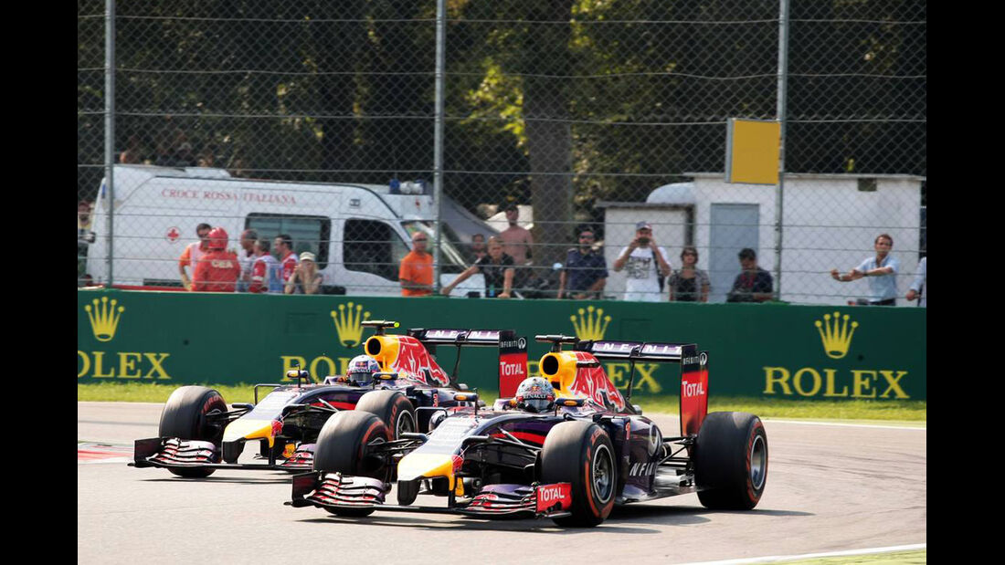 Daniel Ricciardo - Sebastian Vettel - Red Bull - Formel 1 - GP Italien - 7. September 2014