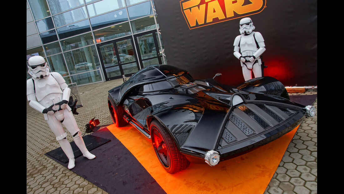Darth Vader, Darth Vader Auto, Sitzprobe, Spielwarenmesse Nürnberg 2015