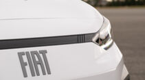 Das große Fiat Logo auf der Haube vom Fiat Scudo.