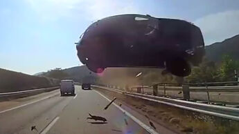 Dashcam-Screenshot Russland