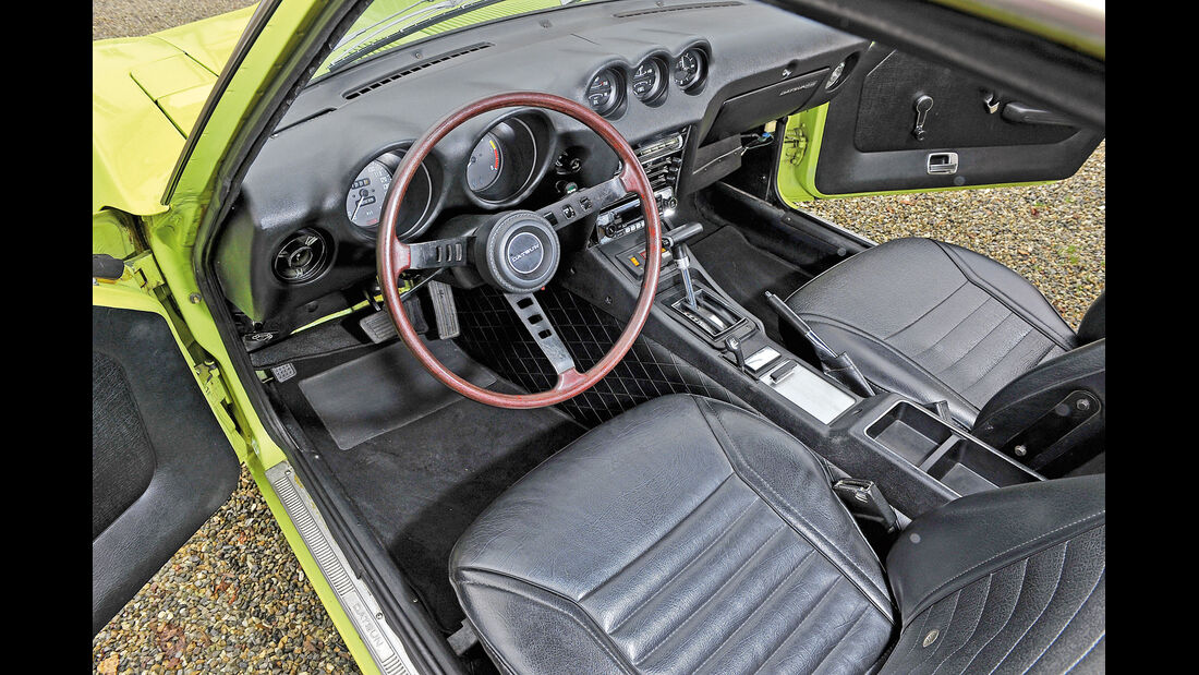 Datsun 240 Z, Cockpit, Lenkrad