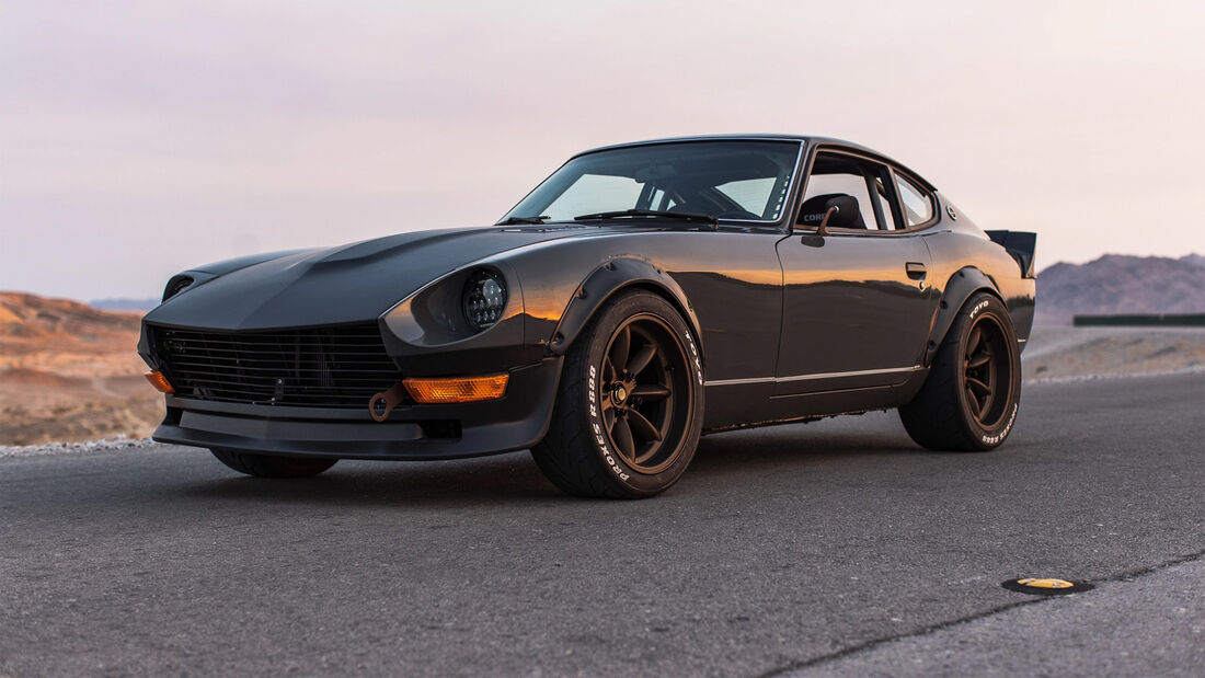 Datsun 240z Mit 5 3 Liter V8 1971 Ein Sportwagen Jetzt Ein Rennwagen Auto Motor Und Sport