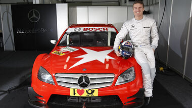 David Coulthard DTM Test Monteblanco Mercedes