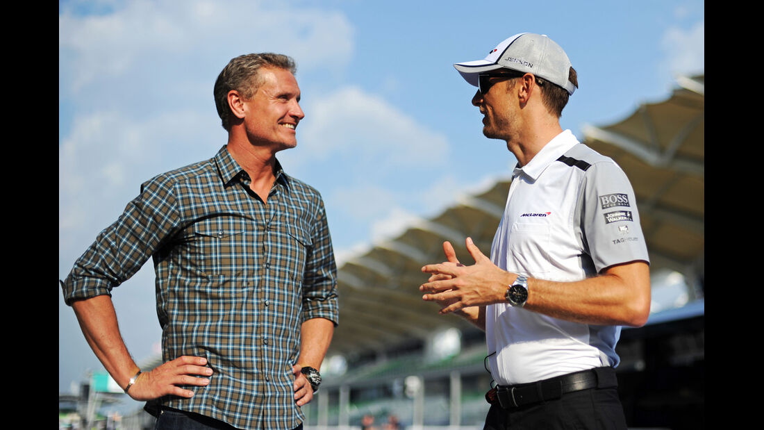 David Coulthard & Jenson Button - Formel 1 - GP Malaysia - 27. März 2014