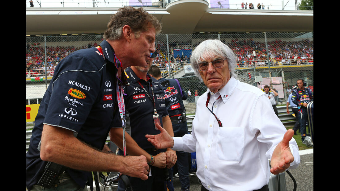 David Hasselhoff & Bernie Ecclestone - Formel 1 - GP Italien 2013
