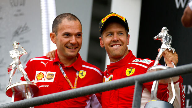 David Sanchez & Sebastian Vettel - GP Belgien 2018