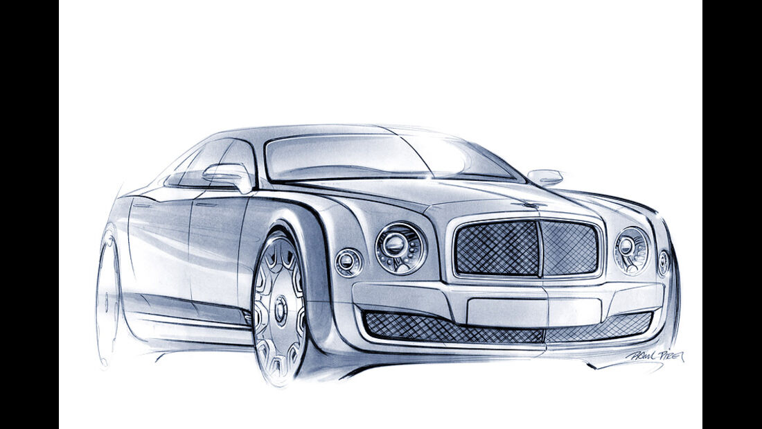 Designskizzen Bentley Continental