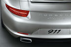 Detail, Auspuff, Porsche 911 Carrera 991